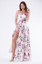 Load image into Gallery viewer, EVA &amp; LOLA FLOWERS DRESS WHITE 58008-3