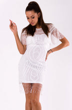 Load image into Gallery viewer, SOKY SOKA  DRESS WHITE 49010-2