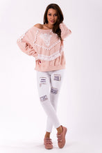 Load image into Gallery viewer, SWEATER - LIGHT PINK 46003-1