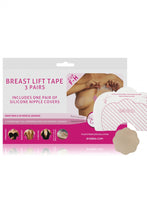 Load image into Gallery viewer, BYE BRA - breast tape and silk covers for F-H warts 3 pieces 50017-3