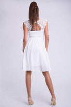 Load image into Gallery viewer, EVA &amp; LOLA DRESS WHITE 26012-4