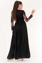 Load image into Gallery viewer, EVA &amp; LOLA DRESS ROYAL BLACK 60008-2