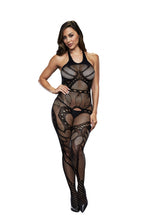 Load image into Gallery viewer, BACI BODYSTOCKING BLACK PATTERNED 50008-18
