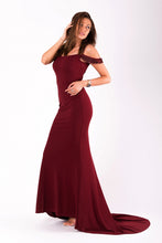 Load image into Gallery viewer, EVA&amp;LOLA  DRESS eggplant 51005-5