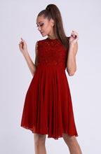 Load image into Gallery viewer, EVA &amp; LOLA DRESS RED 26012-9