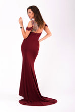 Load image into Gallery viewer, EVA&amp;LOLA  DRESS eggplant 51005-5
