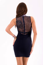 Load image into Gallery viewer, SOKY SOKA DRESS NAVY 46023-1