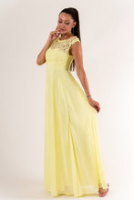 Load image into Gallery viewer, EVA &amp; LOLA DRESS NAVY YELLOW 60005-4