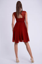 Load image into Gallery viewer, EVA &amp; LOLA DRESS RED 26012-9