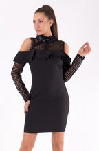 Load image into Gallery viewer, SOKY SOKA  DRESS BLACK 49005-1