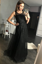 Load image into Gallery viewer, EVA &amp; LOLA DRESS BLACK 44004-1