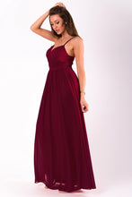 Load image into Gallery viewer, EVA&amp;LOLA  DRESS eggplant 51008-3