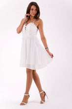 Load image into Gallery viewer, EVA&amp;LOLA  DRESS WHITE 46040-3