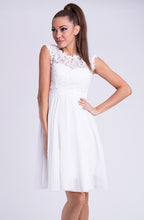 Load image into Gallery viewer, EVA &amp; LOLA DRESS WHITE 26012-4