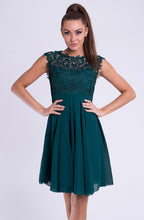 Load image into Gallery viewer, EVA &amp; LOLA DRESS bottled - GREEN 26012-1