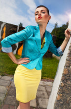 Load image into Gallery viewer, 3516-4 jacket with lightly shimmering fabric - mint sorbet