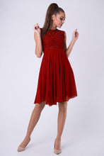 Load image into Gallery viewer, EVA &amp; LOLA DRESS RED 26012-9