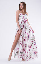 Load image into Gallery viewer, EVA &amp; LOLA FLOWERS DRESS WHITE 58008-3