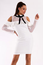Load image into Gallery viewer, SOKY SOKA  DRESS WHITE 49005-2