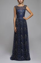 Load image into Gallery viewer, SOKY SOKA  DRESS NAVY BLUE 62001-2