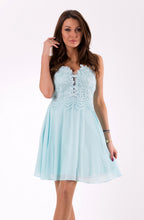 Load image into Gallery viewer, EVA&amp;LOLA  DRESS blue 46040-2