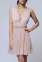 Load image into Gallery viewer, SOKY SOKA  DRESS NUDE 56005-1