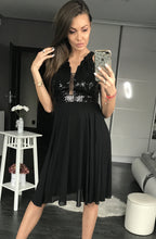 Load image into Gallery viewer, PINK BOOM  DRESS BLACK 44016-2