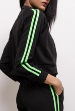 Load image into Gallery viewer, Women's tracksuit BLACK 61004-1