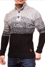 Load image into Gallery viewer, MALE HOT SWEATER CRSM - BLACK-GREY 9503-2
