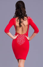 Load image into Gallery viewer, EVA &amp; LOLA DRESS -RED  7910-2