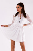 Load image into Gallery viewer, SOKY SOKA  DRESS WHITE 49006-2