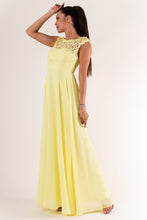 Load image into Gallery viewer, EVA &amp; LOLA DRESS NAVY YELLOW 60005-4