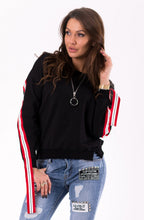 Load image into Gallery viewer, BLOUSE- BLACK 46027-2