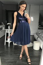 Load image into Gallery viewer, PINK BOOM  DRESS NAVY 44016-3