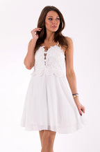 Load image into Gallery viewer, EVA&amp;LOLA  DRESS WHITE 46040-3