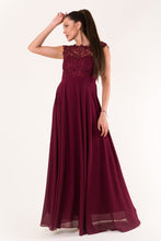 Load image into Gallery viewer, EVA &amp; LOLA DRESS eggplant 60005-1