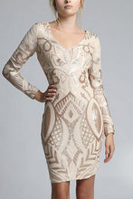 Load image into Gallery viewer, SOKY SOKA  DRESS NUDE 62007-1
