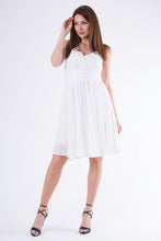 Load image into Gallery viewer, EVA &amp; LOLA DRESS WHITE 58007-4