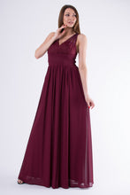 Load image into Gallery viewer, EVA &amp; LOLA DRESS eggplant 58003-1