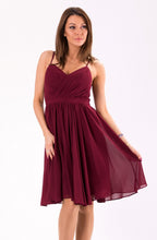 Load image into Gallery viewer, EVA&amp;LOLA  DRESS eggplant 46039-3