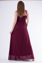 Load image into Gallery viewer, EVA &amp; LOLA DRESS eggplant 58001-1