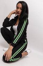Load image into Gallery viewer, Women's tracksuit BLACK 61004-1