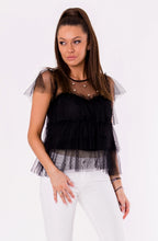 Load image into Gallery viewer, BLOUSE -BLACK 48025-1