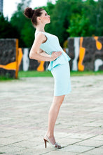 Load image into Gallery viewer, 3507-2 a vest dress with no sleeves - mint sorbet
