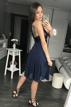 Load image into Gallery viewer, PINK BOOM  DRESS NAVY 44016-3