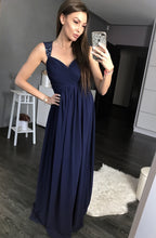Load image into Gallery viewer, EVA &amp; LOLA DRESS NAVY 44002-3