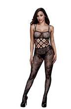 Load image into Gallery viewer, BACI BODYSTOCKING BLACK PATTERNED 50008-1