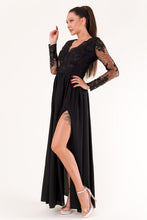 Load image into Gallery viewer, EVA &amp; LOLA DRESS ROYAL BLACK 60008-2
