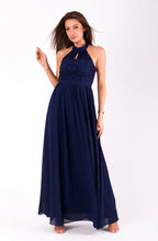 Load image into Gallery viewer, EVA&amp;LOLA  DRESS NAVY BLUE 51009-6