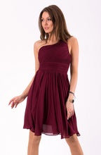 Load image into Gallery viewer, EVA&amp;LOLA  DRESS eggplant 46037-4